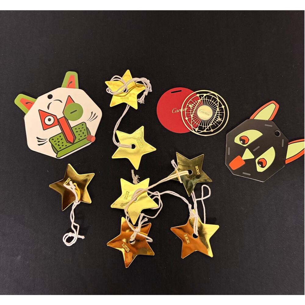 Dior Cartier Loewe Charms Bag Attachments Metal Gold